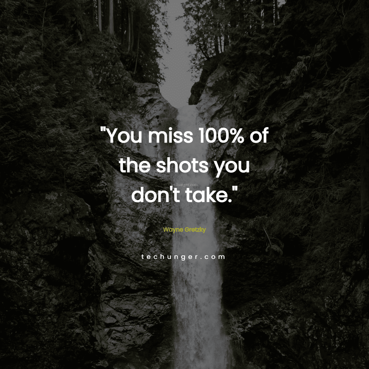 motivational,inspirational,quotes,You miss 100% of the shots you don't take.Wayne Gretzky