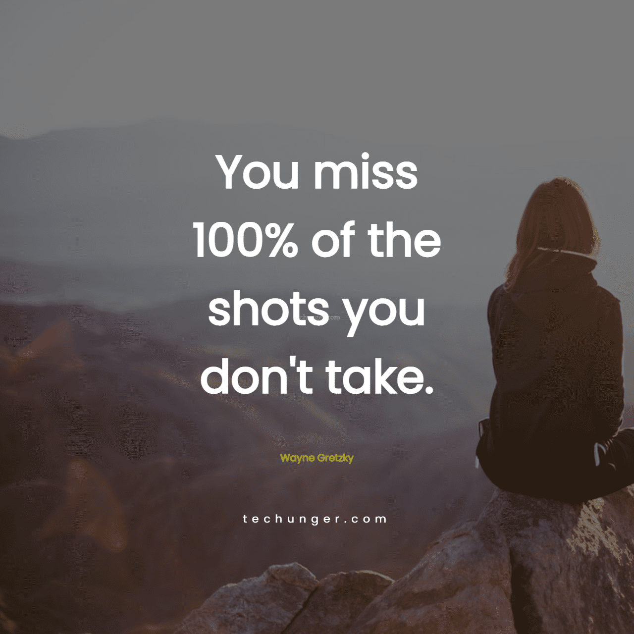motivational,inspirational,quotes,You miss 100% of the shots you don't take.Wayne Gretzky